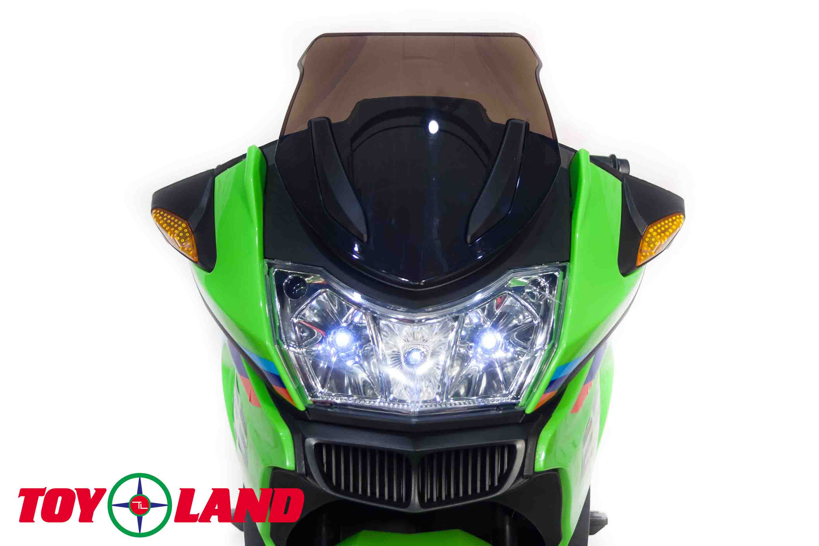 Мотоцикл Moto New ХМХ 609, зеленый, свет и звук  